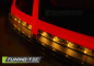 Mobile Preview: Voll LED Lightbar Design Rückleuchten für Audi TT 8J 06-14 schwarz mit dynamischem Blinker